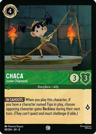Chaca - Junior Chipmunk (88/204) - [ Reign of Jafar ]
