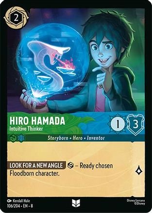 Hiro Hamada - Intuitive Thinker (106/204) - [ Reign of Jafar ] Cold Foil
