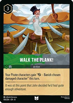 Walk the Plank (118/204) - [ Reign of Jafar ] Cold Foil