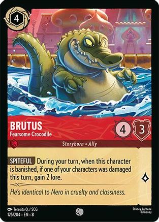 Brutus - Fearsome Crocodile (125/204) - [ Reign of Jafar ]