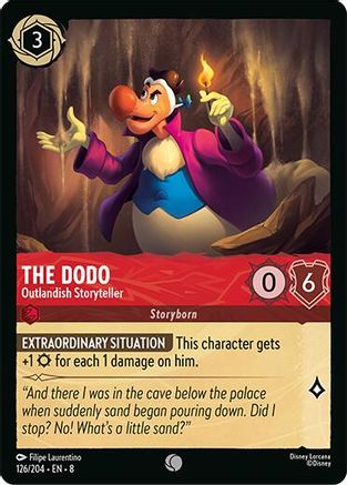 The Dodo - Outlandish Storyteller (126/204) - [ Reign of Jafar ] Cold Foil