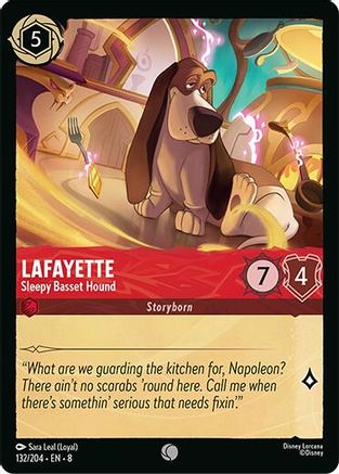 Lafayette - Sleepy Basset Hound (132/204) - [ Reign of Jafar ]