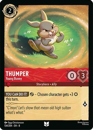 Thumper - Young Bunny (134/204) - [ Reign of Jafar ] Cold Foil