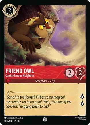 Friend Owl - Cantankerous Neighbor (144/204) - [ Reign of Jafar ]