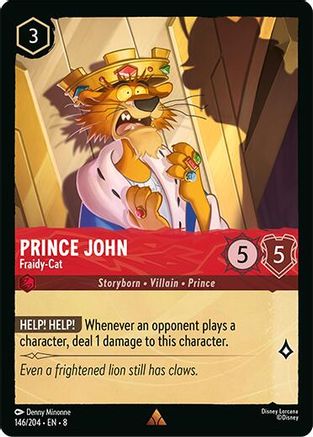 Prince John - Fraidy-Cat (146/204) - [ Reign of Jafar ]