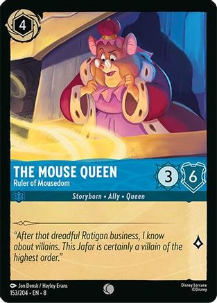 The Mouse Queen - Ruler of Mousedom (153/204) - [ Reign of Jafar ] Cold Foil