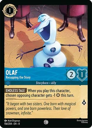 Olaf - Recapping the Story (156/204) - [ Reign of Jafar ] Cold Foil