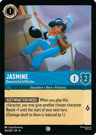 Jasmine - Resourceful Infiltrator (162/204) - [ Reign of Jafar ] Cold Foil