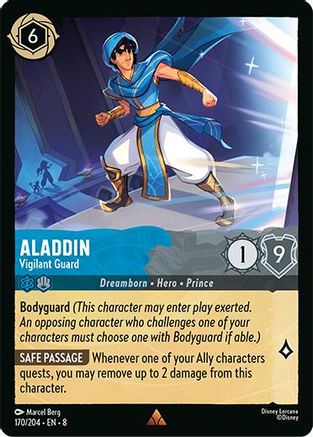 Aladdin - Vigilant Guard (170/204) - [ Reign of Jafar ] Cold Foil