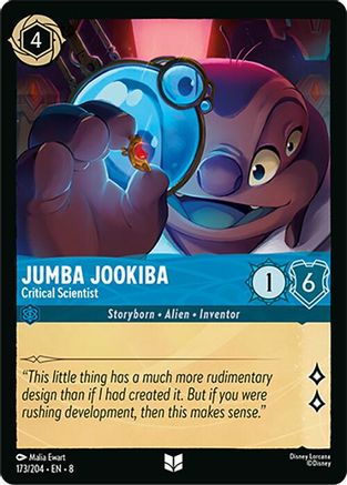 Jumba Jookiba - Critical Scientist (173/204) - [ Reign of Jafar ] Cold Foil