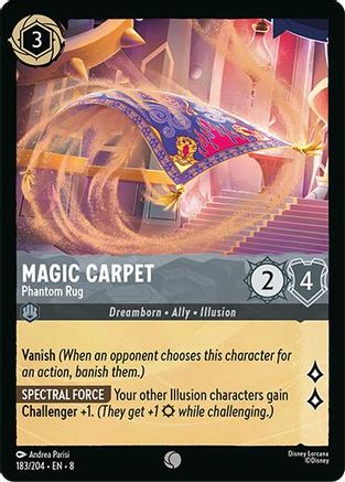 Magic Carpet - Phantom Rug (183/204) - [ Reign of Jafar ] Cold Foil