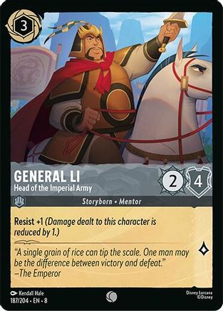 General Li - Head of the Imperial Army (187/204) - [ Reign of Jafar ] Cold Foil
