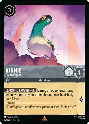 Vinnie - Green Pigeon (194/204) - [ Reign of Jafar ] Cold Foil