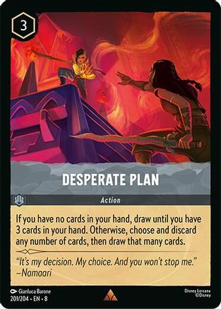 Desperate Plan (201/204) - [ Reign of Jafar ] Cold Foil