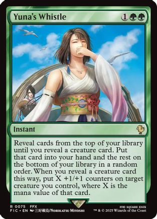 Yuna's Whistle (FIC-075) - [Commander: FINAL FANTASY]