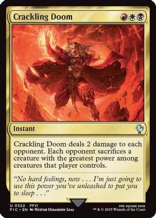 Crackling Doom (FIC-322) - [Commander: FINAL FANTASY]