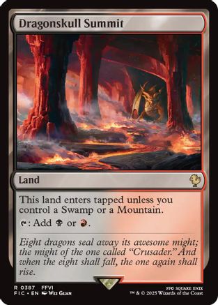 Dragonskull Summit (FIC-387) - [Commander: FINAL FANTASY]