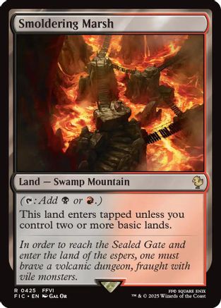Smoldering Marsh (FIC-425) - [Commander: FINAL FANTASY]