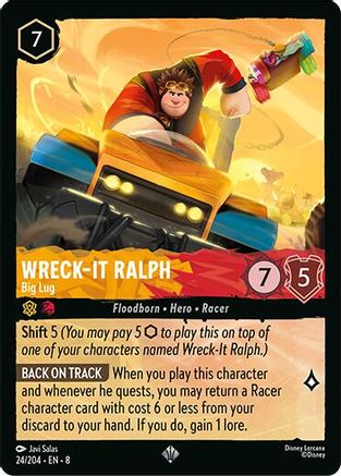 Wreck-It Ralph - Big Lug (24/204) - [ Reign of Jafar ] Cold Foil