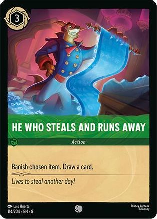 He Who Steals And Runs Away (114/204) - [ Reign of Jafar ] Cold Foil