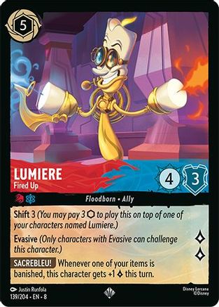 Lumiere - Fired Up (139/204) - [ Reign of Jafar ] Cold Foil