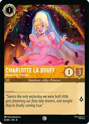 Charlotte La Bouff - Madri Gras Princess (8/204) - [ Reign of Jafar ] Cold Foil