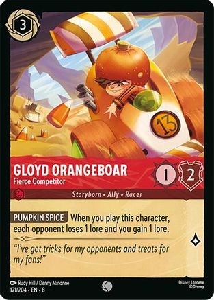 Gloyd Orangeboar - Fierce Competitor (121/204) - [ Reign of Jafar ] Cold Foil