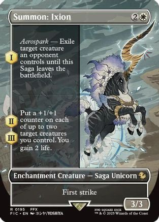 Summon: Ixion (Borderless) (FIC-195) - [Commander: FINAL FANTASY]