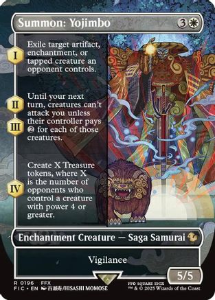 Summon: Yojimbo (Borderless) (FIC-196) - [Commander: FINAL FANTASY] Foil
