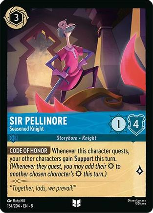 Sir Pellinore - Seasoned Knight (154/204) - [ Reign of Jafar ]