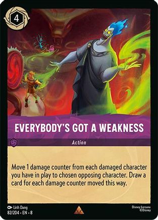 Everybody's Got A Weakness (82/204) - [ Reign of Jafar ] Cold Foil