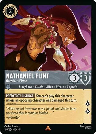 Nathaniel Flint - Notorious Pirate (196/204) - [ Reign of Jafar ]