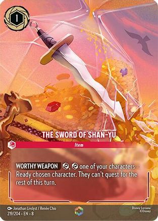 The Sword of Shan Yu (Enchanted) (219/204) - [ Reign of Jafar ] Holofoil
