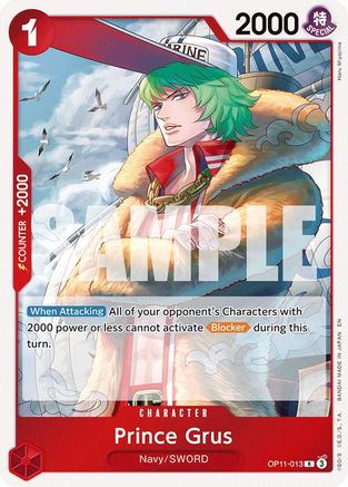 Prince Grus (OP11-013) - A Fist of Divine Speed