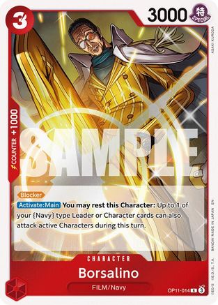 Borsalino (OP11-014) - A Fist of Divine Speed