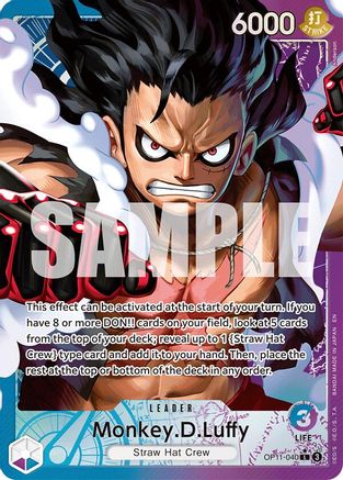 Monkey.D.Luffy (040) (Alternate Art) (OP11-040) - A Fist of Divine Speed