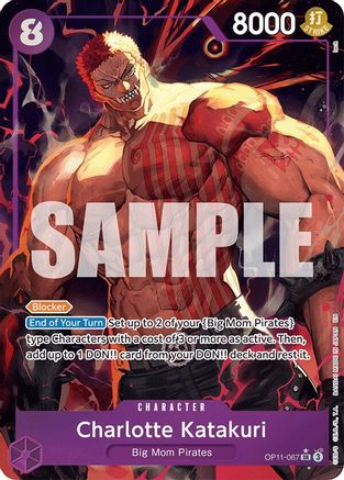 Charlotte Katakuri (067) (Alternate Art) (OP11-067) - A Fist of Divine Speed
