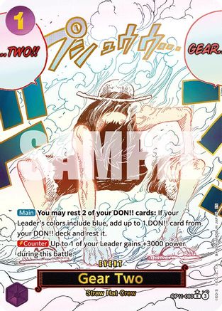 Gear Two (Alternate Art) (OP11-080) - A Fist of Divine Speed