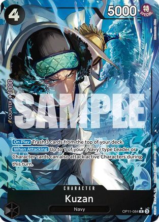 Kuzan (Alternate Art) (OP11-084) - A Fist of Divine Speed