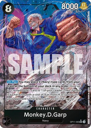 Monkey.D.Garp (Alternate Art) (OP11-095) - A Fist of Divine Speed