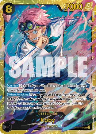 Koby (119) (OP11-119) - A Fist of Divine Speed