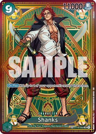 Shanks (SP) (ST16-004) - A Fist of Divine Speed