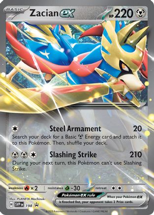 Zacian ex - 198 198 - [SV Scarlet & Violet Promo Cards] Holofoil