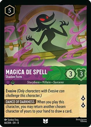 Magica De Spell - Shadow Form (66/204) - [ Reign of Jafar ] Cold Foil