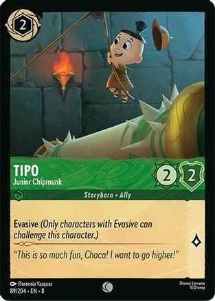 Tipo - Junior Chipmunk (89/204) - [ Reign of Jafar ]