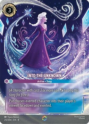 Into the Unknown - Enchanted (213/204) - [ Reign of Jafar ] Holofoil