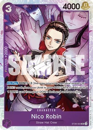 Nico Robin (ST26-003) - Starter Deck 26: PURPLE/BLACK Monkey.D.Luffy