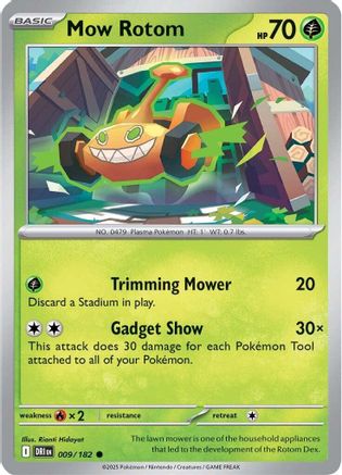 Mow Rotom 009/182 - [SV10 Destined Rivals] Reverse Holofoil