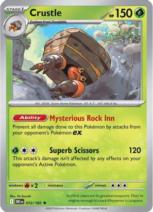 Crustle - 012/182 - [SV10 Destined Rivals] Reverse Holofoil