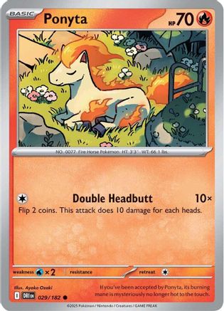 Ponyta 029/182 - [SV10 Destined Rivals] Reverse Holofoil